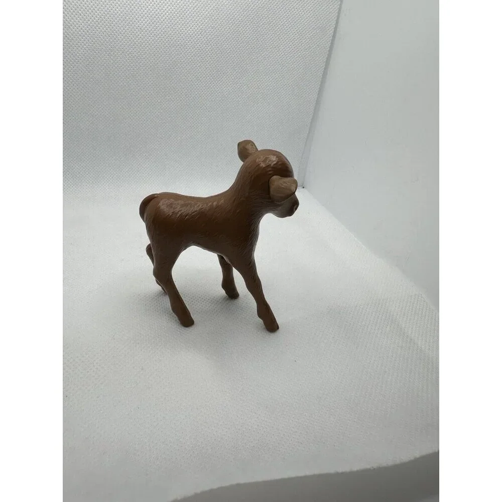 Barbie Sweet Orchard Farm Baby Cow Calf Brown White Replacement 2019‎ Mattel